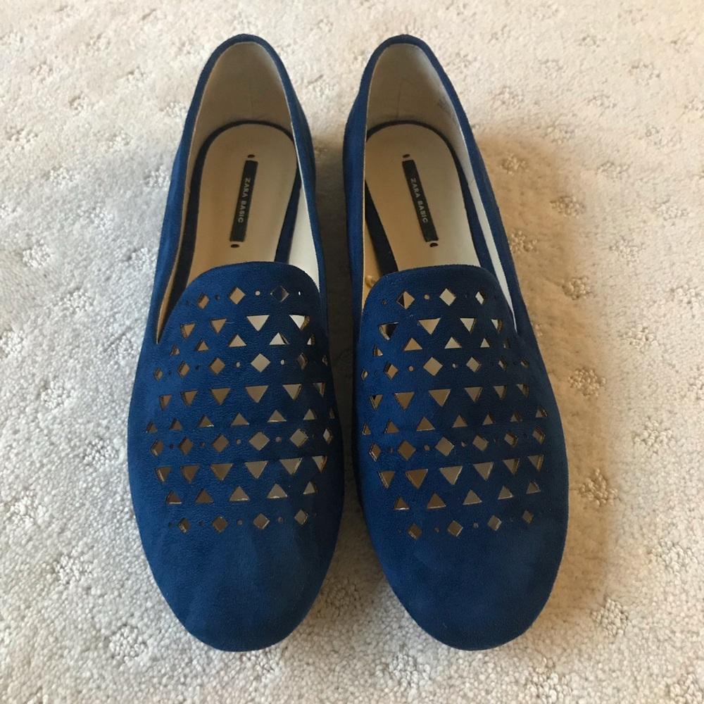 Faux Suede Zara Loafers